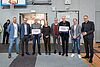v.l.n.r.: Sebastian Dörr, Daniel Poth, Stephan Wöckel, Katrin Riebke, Rudolf Storck, Philipp Jähne, Florian Trattnig, Dietmar Seefeld
